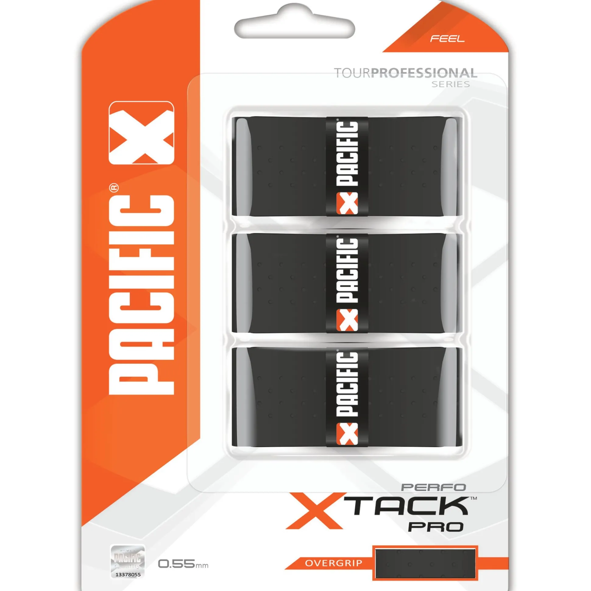 Outlet X Tack Pro Perfo 3 Pack - Black Grips