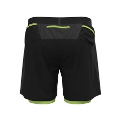 Shop X-Alp Trail 6inch 2in1 Running Shorts Men - Black, Light Green Running Clothing