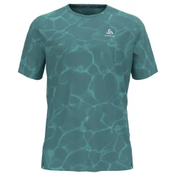 Best Sale Zeroweight Chill-Tec Crew Neck Running Shirt Men - Blue Grey Running Clothing