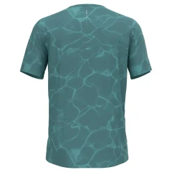 Best Sale Zeroweight Chill-Tec Crew Neck Running Shirt Men - Blue Grey Running Clothing