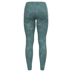 Shop Zeroweight Print Running Tights Women - Blue Grey Running Clothing