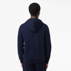 Flash Sale Zip Hoodie Men - Dark Blue Jackets
