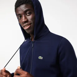 Flash Sale Zip Hoodie Men - Dark Blue Jackets
