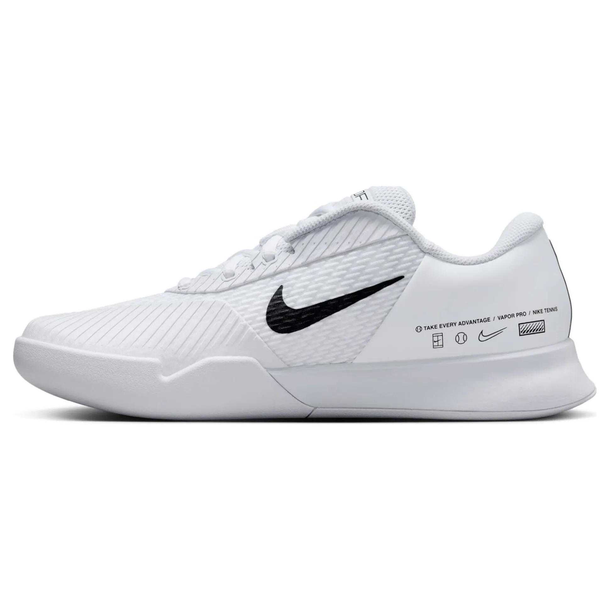 Store Zoom Vapor Pro 2 Carpet Shoe Men - White, Black Carpet Shoes