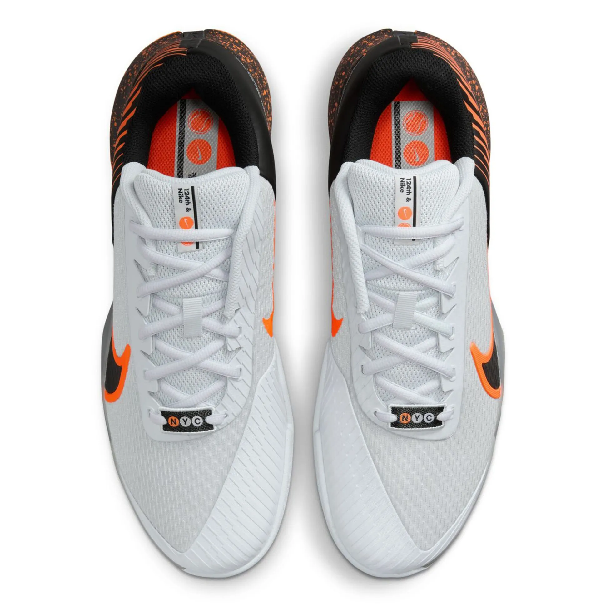 Hot Zoom Vapor Pro 2 Premium Clay Court Shoe Men - White, Orange Clay Court Shoes