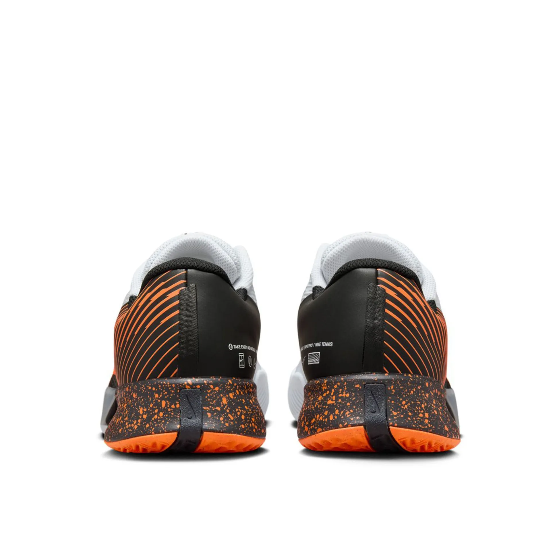Hot Zoom Vapor Pro 2 Premium Clay Court Shoe Men - White, Orange Clay Court Shoes